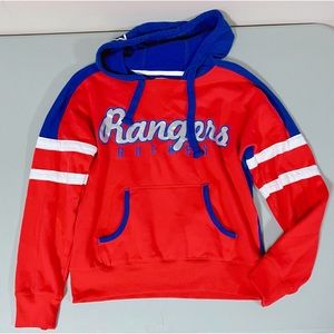 NHL NY Rangers Hockey Sports Team Pullover Hoodie Sweatshirt Sweater Size L💙❤️✨